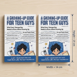 Guía de crecimiento para adolescentes, juego de cuadernos de composición para chicos y chicas, cubierta de papel impreso, cuadernos de regalo con encuadernación cosida - Product Image 2