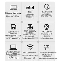 HP Elitebook 640G11 14-Inch Laptop Bisnis dan Gaming dengan Intel Core Ultra5 125U DDR5 16GB 1TB Laptop Bisnis