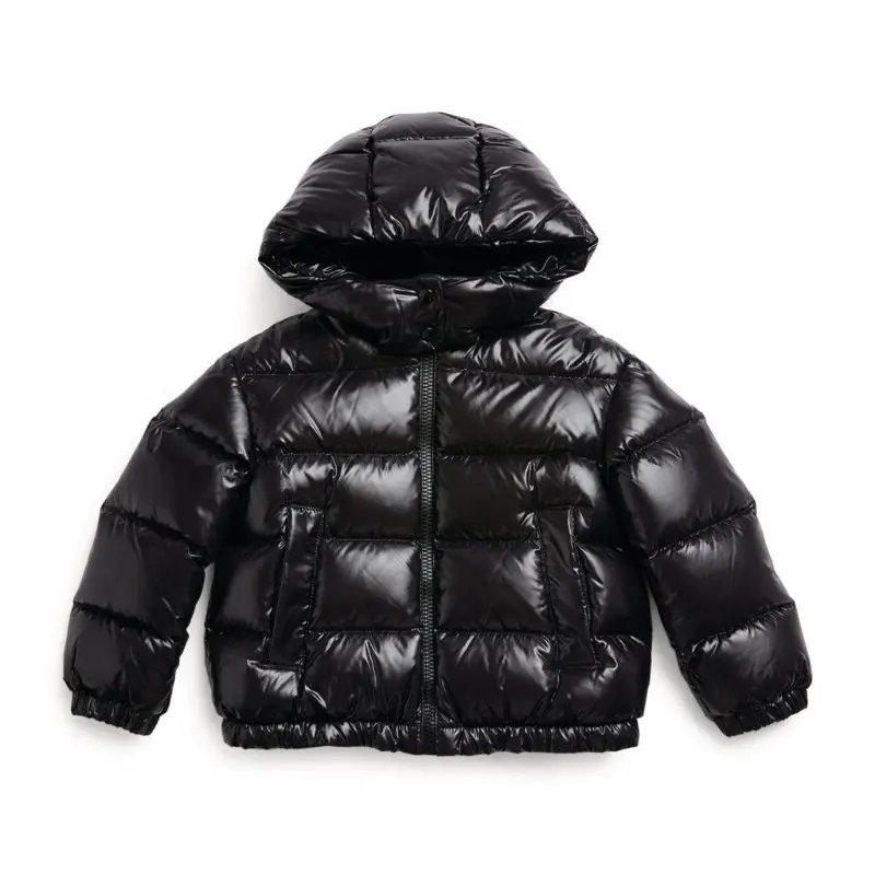 Oem Logo Boys And Girls Clothing Winter Coats Down Padded Parka Puffer Jacket Wear Faux Down Jackets For Kids