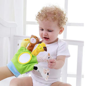 2023新しい赤ちゃんフレンドリーぬいぐるみ教育漫画アニマルハンドパペット - Product Image 5