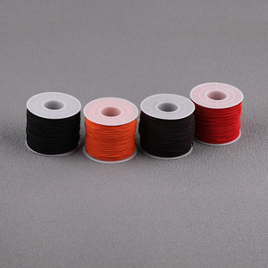 Cordon élastique perlé torsadé 1mm 50m, accessoires de bijouterie pour bracelet, vêtements, cordon de serrage - Product Image 3