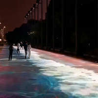 Système de projection au sol de capture de mouvement en temps réel, jeu interactif au sol, divertissement pour les espaces de jeu publics