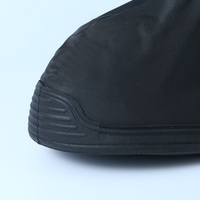 Couvre-chaussures antidérapants imperméables pour hommes et femmes en PVC Bottes de pluie épaissies à tube haut résistant à l'usure