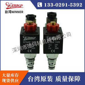 Válvula Direccional Solenoide Hidráulica WINNER Original de Taiwán EP08W2A02P05 con Asistencia de Varilla de Empuje, Nueva Condición - Product Image 2
