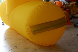 Arco inflable amarillo para eventos de venta y publicidad comercial al aire libre - Product Image 5