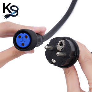 Low Loss <strong>Copper</strong> Solid Conductor PVC Single Electrical <strong>Wires</strong> 100m Power Male Female European Style Direct Insertion Adapter Cable - Product Image 1