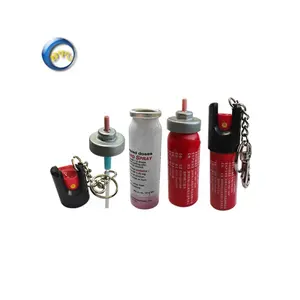 Groothandel Gecomprimeerd Gas Pepper Spray Aluminium Spuitbussen Flessen Complete Sets