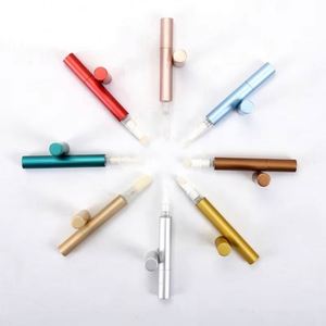 Tube cosmétique en aluminium de luxe 2 ml 3 ml, tube d'emballage pour rouge à lèvres, tubes de gloss à lèvres avec applicateur à pinceau - Product Image 3