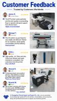 Impresora DTF industrial de formato ancho XM A1 con cabezal Epson de alta resolución, impresión rápida directa a película para la industria de la confección.