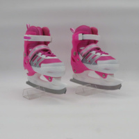 Patins à glace réglables de niveau professionnel rose cool patins à roues alignées de vitesse roues de patin à roulettes pour une utilisation en extérieur