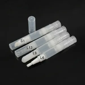 5 pièces 3ml conteneur d'huile de cuticule avec brosse baume à lèvres Tube vide torsion stylos <span class=keywords><strong>ongles</strong></span> nutritif huile Tube cosmétique conteneur stylo - Product Image 4