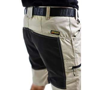BLAKLADER - 144918452799C50 Service shorts <b>stretch</b> Stone/<b>Black</b> - EAN 7330509535684 <b>WORK</b> <b>TROUSERS</b> <b>WORK</b> SHORTS - Product Image 5