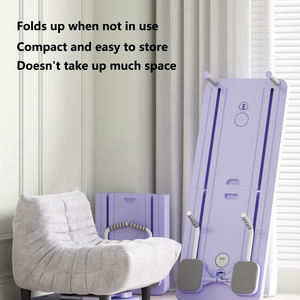 Mkas Set papan regang Pilates lipat multiguna dengan perlengkapan Pilates pengatur waktu latihan Ab untuk papan Pilates rekondisi rumah - Product Image 6