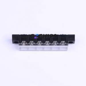 KF78CM-13.0-6P Barrier Terminal Block Through hole Component (THT),P=13mm Connector With Cover Plate 13mm 1x6P Straight Pin - Product Image 1