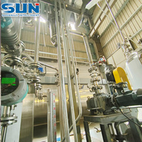 Colonne de distillation sous vide industrielle en acier inoxydable pour diéthanolamine, tour de rectification contrôlée par PLC, alimentée à la vapeur