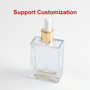 Chai Tinh Dầu Thủy Tinh Màu Cầu Vồng Trong Suốt Xịt Tinh Dầu Chăm Sóc Da Theo Yêu Cầu Chai Nhỏ Giọt Trong Mờ - Product Image 2