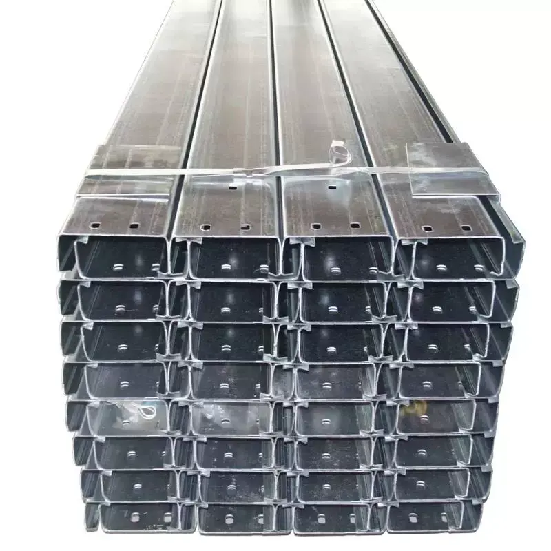 High Quality Galvanized C purlins Profile steel channel For construction