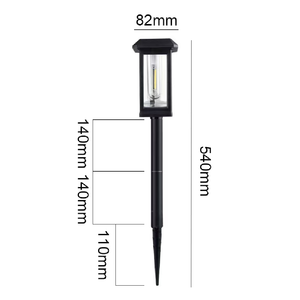 Lampes solaires LED de jardin à allumage automatique après la tombée de la nuit, étanches, sans fil, éclairage de chemin décoratif, lampes à piquet pour pelouse, allée - Product Image 3