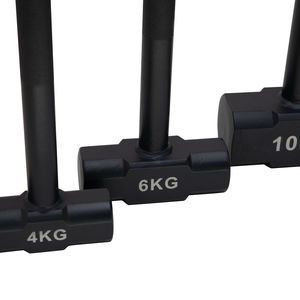 Fitness ciblé entraînement fonctionnel 10kg traîneau <span class=keywords><strong>marteau</strong></span> poudre peinture soudé solide tête en acier Texture moletée barre de poignée droite - Product Image 4