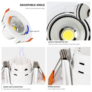 Trong kho nhà máy bán buôn Nhà Phòng Downlight nồi che giấu ánh sáng lõm dẫn đèn trần xuống đèn - Product Image 2