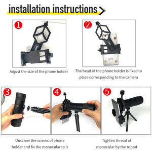 تلسكوب أحادي العين فائق الحجم 10-300x40mm مع حامل ثلاثي القوائم مقاوم للماء - Product Image 6