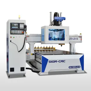 Producto disponible 1325/1530/2030/2040, enrutador CNC de 3 ejes finamente procesado, enrutador ATC