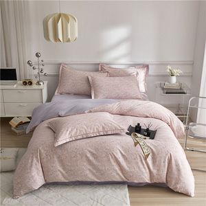 Yimengyuan Pure Cotton Four-Piece Bedding <b>Set</b> Thickened Brushed Duvet Cover Sheet Pillowcase Light Luxury Autumn Style - Product Image 1