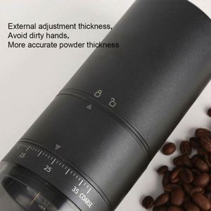 New 38 Levels Adjustment Wireless USB Rechargeable Portable Electric Burr <b>Grinder</b> Plastic Housing <b>for</b> Espresso Household Use - Product Image 4