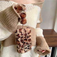 Coque de téléphone portable en peluche antichoc style Ins pour 16 Pro Max rose