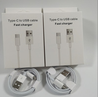 Câble USB-C vers USB-A 1m Charge rapide Chargeur intelligent Cuivre pur Compatible avec Android et iOS