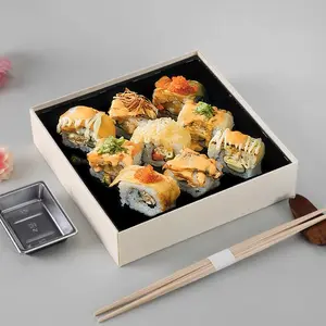 Vajilla japonesa desechable de doble punta Sushi Cuisine Palillos de dos puntas