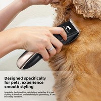 Nouvelle tondeuse électrique professionnelle transfrontalière pour animaux de compagnie et toilettage pour chiens en ABS, modèle 8100, fabriquée en Chine