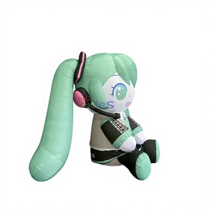 Muñeca Inflable Gigante Personalizada de Chica Anime Japonesa Miku para Decoración, Publicidad o Eventos - Product Image 3