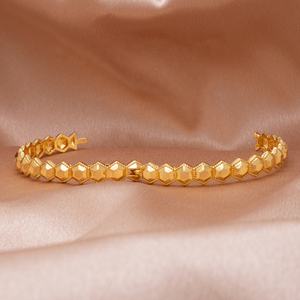 Pulseras de Boda Chapadas en Oro de 18k a <span class=keywords><strong>Precio</strong></span> Económico al por Mayor para Mujer, Novia, Pulseras Abiertas, Joyería de Boda Bengalí de India y Camboya - Product Image 3