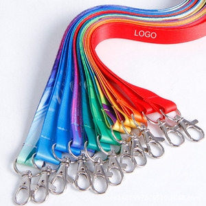Fashion Customized logo Personalised Custom ID Card Polyester Lanyard