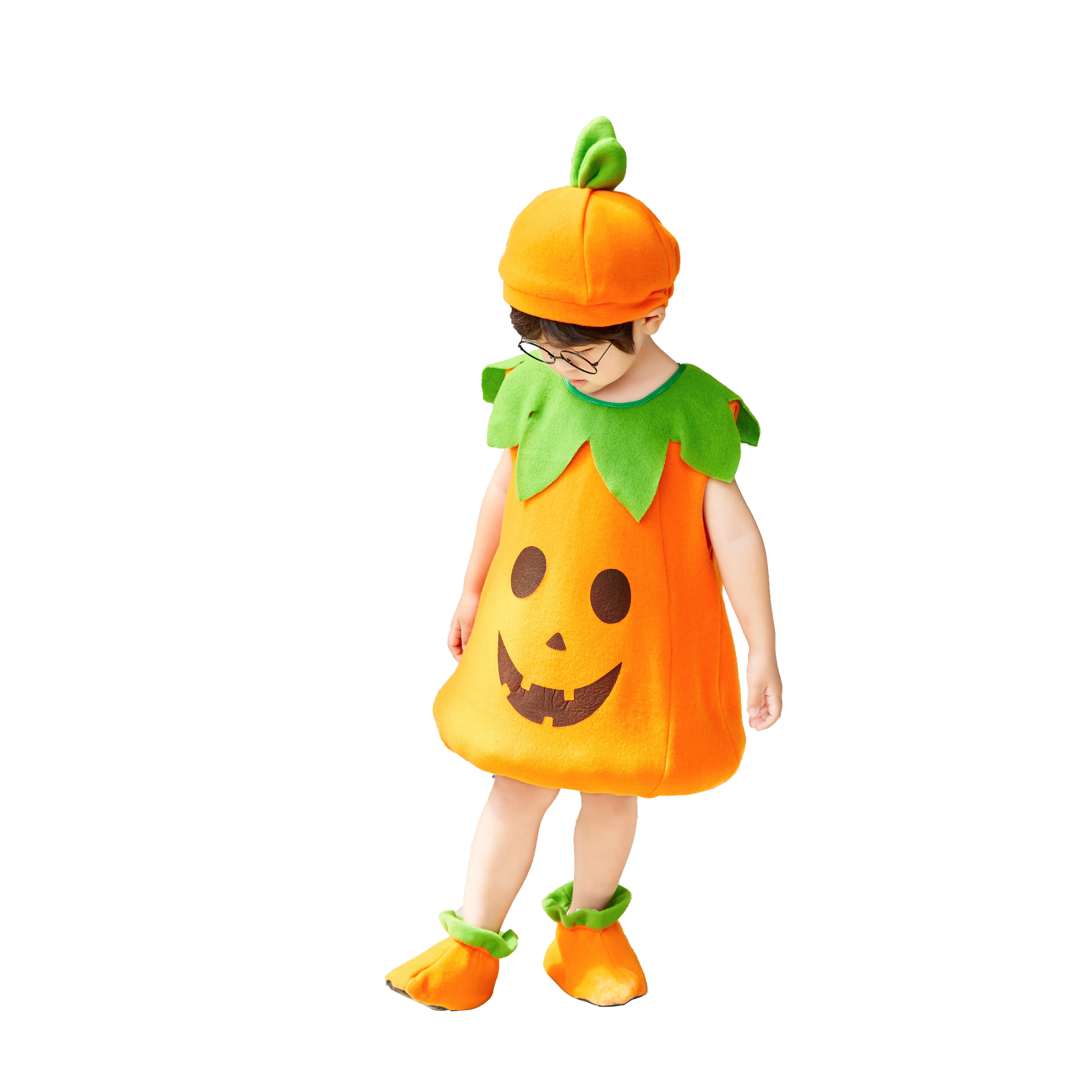 Halloween carino divertente per bambini di zucca 2021 costumi di halloween costume
