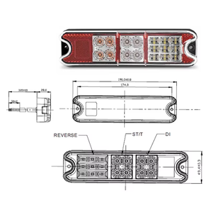 Best-selling 12/24v Tail <b>LED</b> <b>Light</b> Bar,<b>led</b> Truck and Trailer <b>Light</b>,24v <b>Led</b> Tail <b>Lamp</b> XRL1081J 24v <b>Led</b> Tail <b>Lamp</b> XRL1081J - Product Image 1