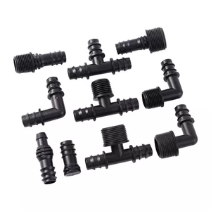 Ống Nước Tưới Nhỏ Giọt Siêu Nhỏ Cho Sân Vườn Bộ Chuyển Đổi Ống DN16 Ống Nối Chữ T Ren Đực 1/2 Inch 3/4 Inch Có Đầu Nối Có Ngạnh - Product Image 1