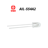 50 °   Diodo Emisor de Infrarrojos DIP de 5 mm y 940 nm, LED IR de Alta Potencia para Cámaras de Seguridad, Iluminación, Control Remoto IR, Emisor IRED