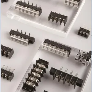 16มิลลิเมตรสองแถวอุปสรรค Pcb 9ขา9.5ขั้วต่อขั้ว3ขาสีดำเชื่อมต่อ