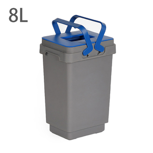 Unihopper đôi trượt hình chữ nhật Thùng rác bin tủ bếp được xây dựng trong nhựa kéo ra chất thải bin ngăn kéo với mềm đóng trượt - Product Image 3