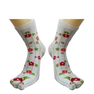 थोक सस्ते कपास का फूल विभाजित दो पैर की मोजे जापानी मोजे टेंग मोजे टांग मोजे - Product Image 6