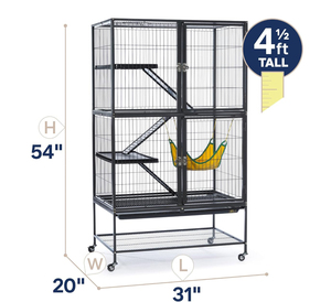 Hai Lớp Cửa Đôi Chó cũi lồng Pet <span class=keywords><strong>Crate</strong></span> để bán - Product Image 2
