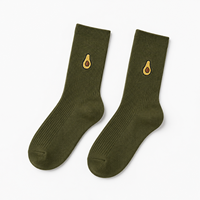 Chaussettes personnalisées haut de gamme, chaussettes brodées de haute qualité avec logo, chaussettes mi-hautes pour un usage quotidien, mode décontractée, fabricant OEM