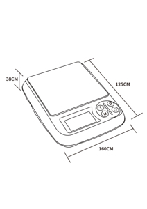 Portable Jewelry <strong>Scale</strong> 0.01g Carat <strong>Scale</strong> Useful Gold Weighing Measurement with Tray for Coin, Gold, Diamond - Product Image 6