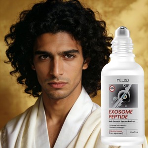 Sérum capillaire épaississant aux exosomes et peptides d'extraits végétaux HALAL, roll-on, soin ciblé du cuir chevelu, renforce les racines des cheveux, sérum à la biotine. - Product Image 1