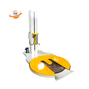 Automatic Film Packaging <b>Wrap</b> <b>Pallet</b> Packing Wrapper M Type Turntable <b>Pallet</b> Wrapping Machine - Product Image 3