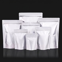 Sac en aluminium résistant à l'humidité avec fermeture éclair, sac en plastique auto-scellant pour produits chimiques quotidiens