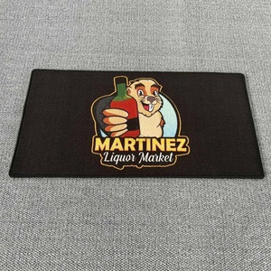 Tapis <span class=keywords><strong>de</strong></span> porte antidérapant lavable personnalisé, tapis <span class=keywords><strong>de</strong></span> jeu moderne <span class=keywords><strong>de</strong></span> luxe avec logo personnalisé - Product Image 3