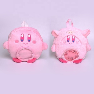 Nueva Mochila Escolar Japonesa de <span class=keywords><strong>Kirby</strong></span>, Estilo Clásico, Kawaii, con Diseño de Corazón, para Niñas, Linda Mochila Escolar de Peluche Pequeña para Niños - Product Image 6